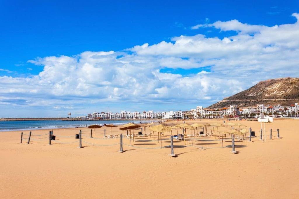 Appartement De Luxe ,Piscine,Parking,Terrasse Agadir Dış mekan fotoğraf