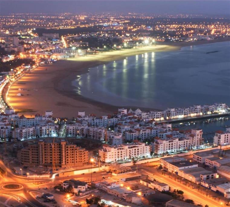 Appartement De Luxe ,Piscine,Parking,Terrasse Agadir Dış mekan fotoğraf